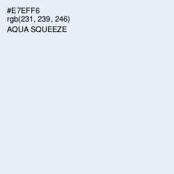 #E7EFF6 - Aqua Squeeze Color Image